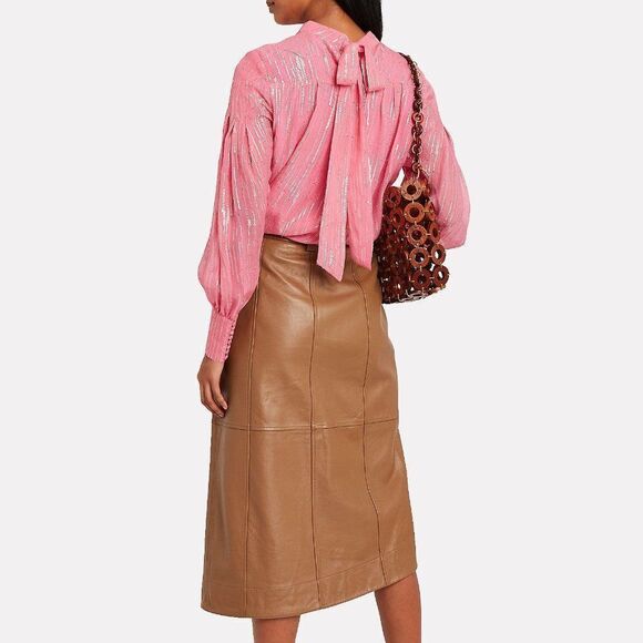 New Birgitte Herskind Ilse Silk Striped Blouse - Picture 1 of 15